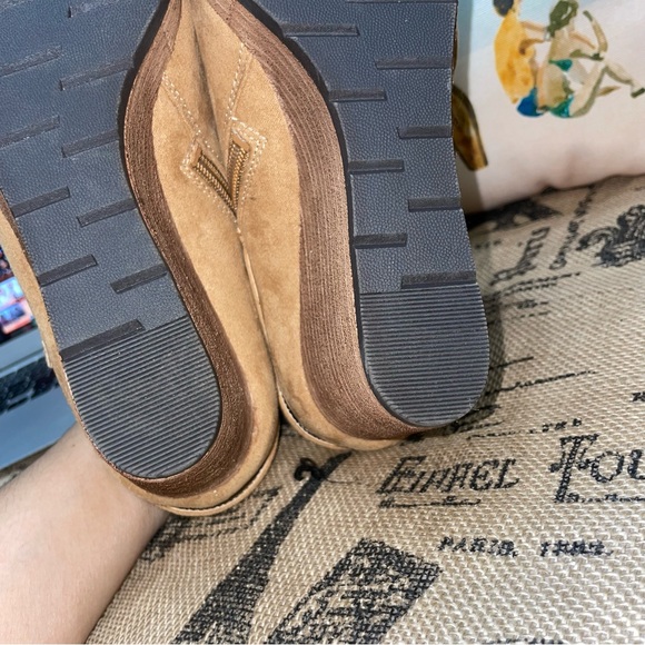 Dr. Scholls NWOB! Be Energized Whats Good Brown Wedge Heels Booties Size 8M - Picture 12 of 13